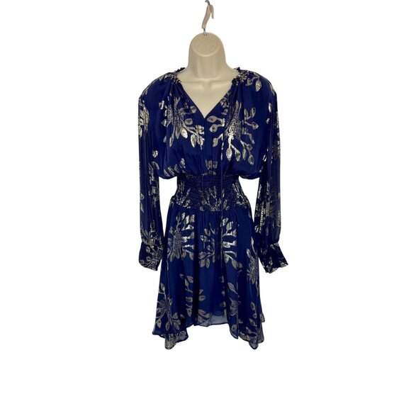 DELFI Collective Navy Blue Rochelle Dress NWT - Size M - Picture 3 of 10